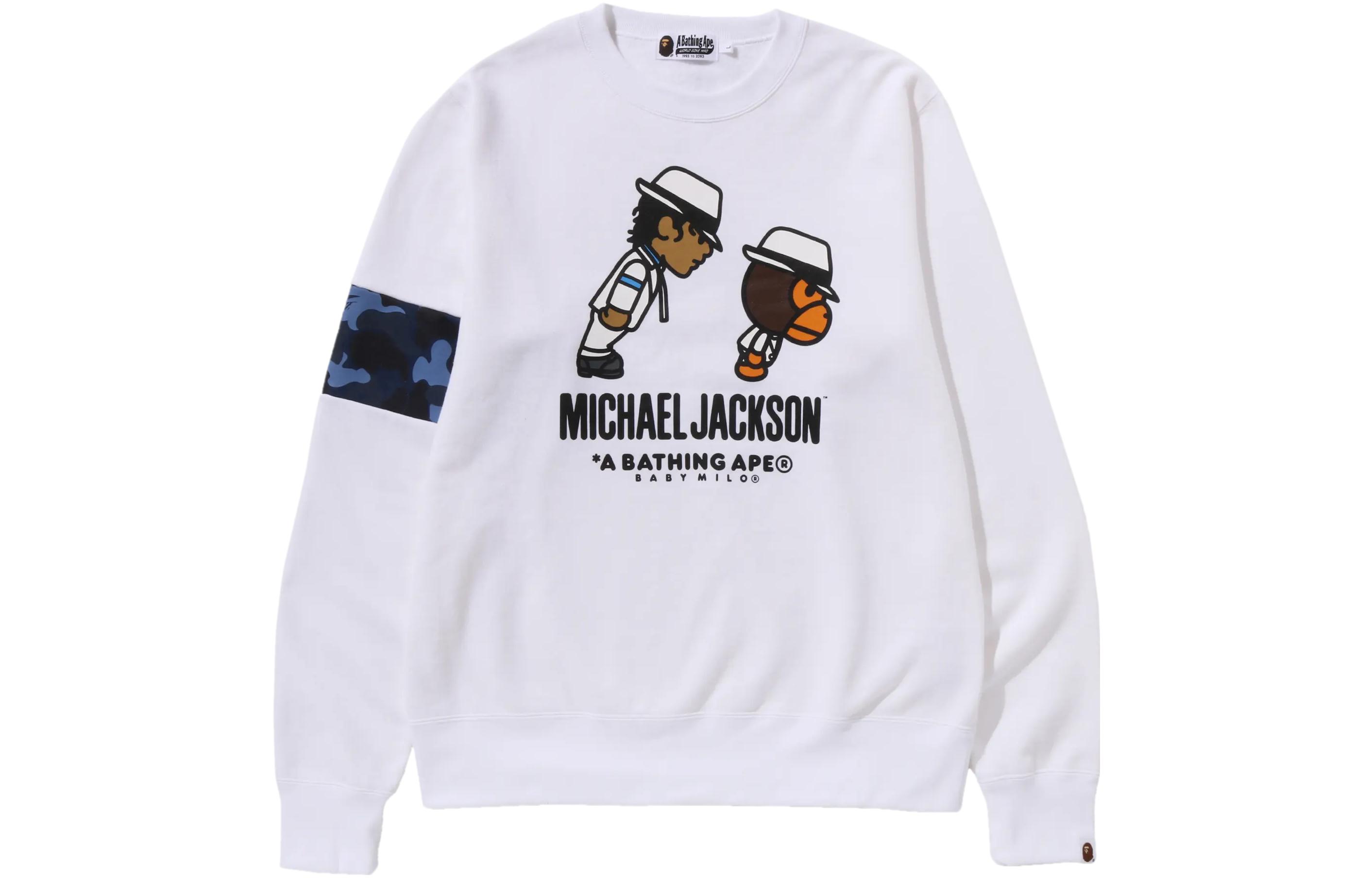 Мужское худи A BATHING APE BAPE x MICHAEL JACKSON (черное)