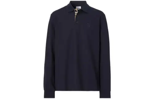 Burberry FW22 Polo Shirt Men's Dark Blue