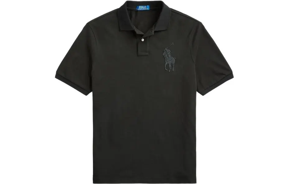 Polo Ralph Lauren Big Pony FW23 Polo Shirt Classic Version Men's Black