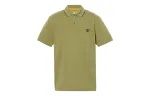 Timberland Polo Shirts Men's Green Polo Collar Moderate Straight Fit