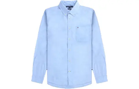 Tommy Hilfiger Shirts Men's Sky Blue Lapel Moderate Other