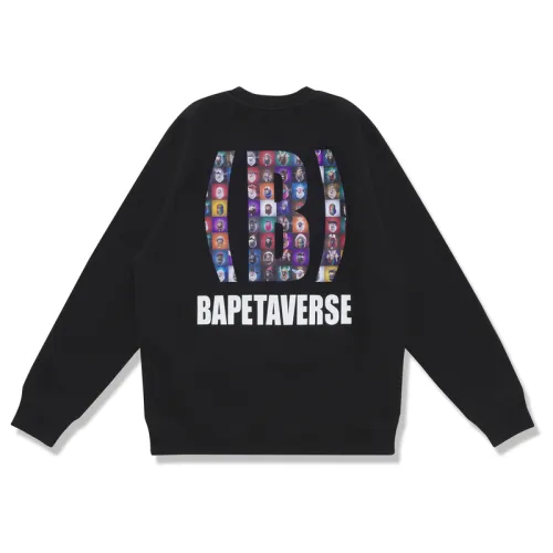 A BATHING APE Sweatshirts Men's Crew Neck Moderate Regular