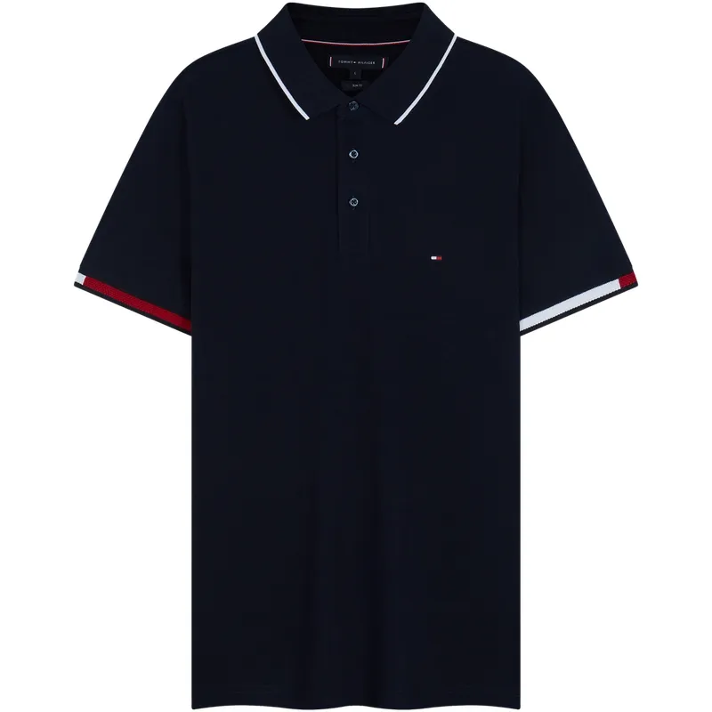 Tommy Hilfiger Embroidered Logo Polo Shirt