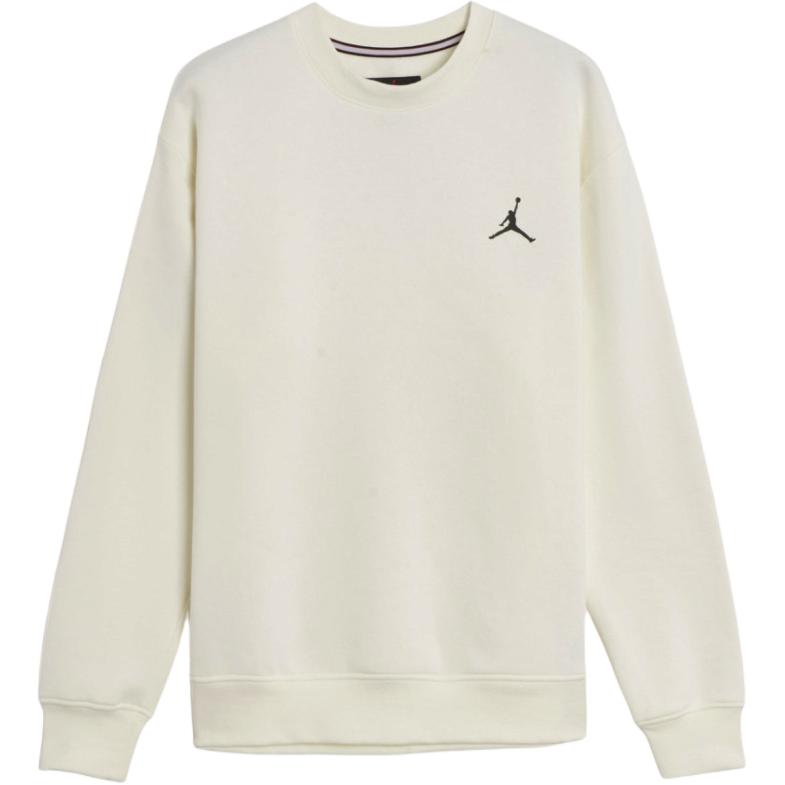 Jordan Flight MVP Sweatshirts Men's Ivory Crew Neck Thickened Regular