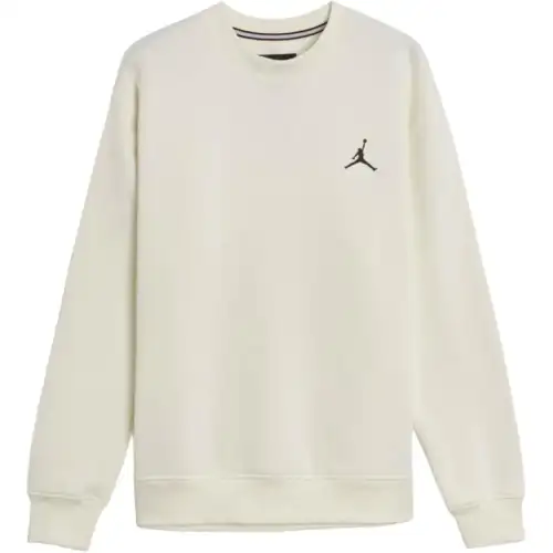Jordan Flight MVP Sweatshirts Men's Ivory Crew Neck Thickened Regular