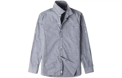 Timberland Shirts Men's Gray Lapel Moderate Other