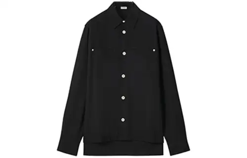 LOEWE Metal Button Wool Over Shirt