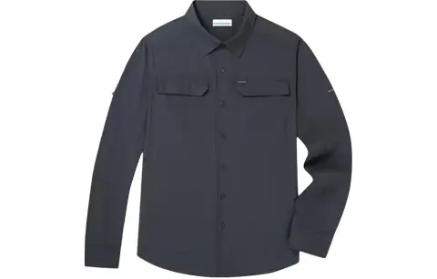 Columbia Hiking Shirt Men's Dark Gray