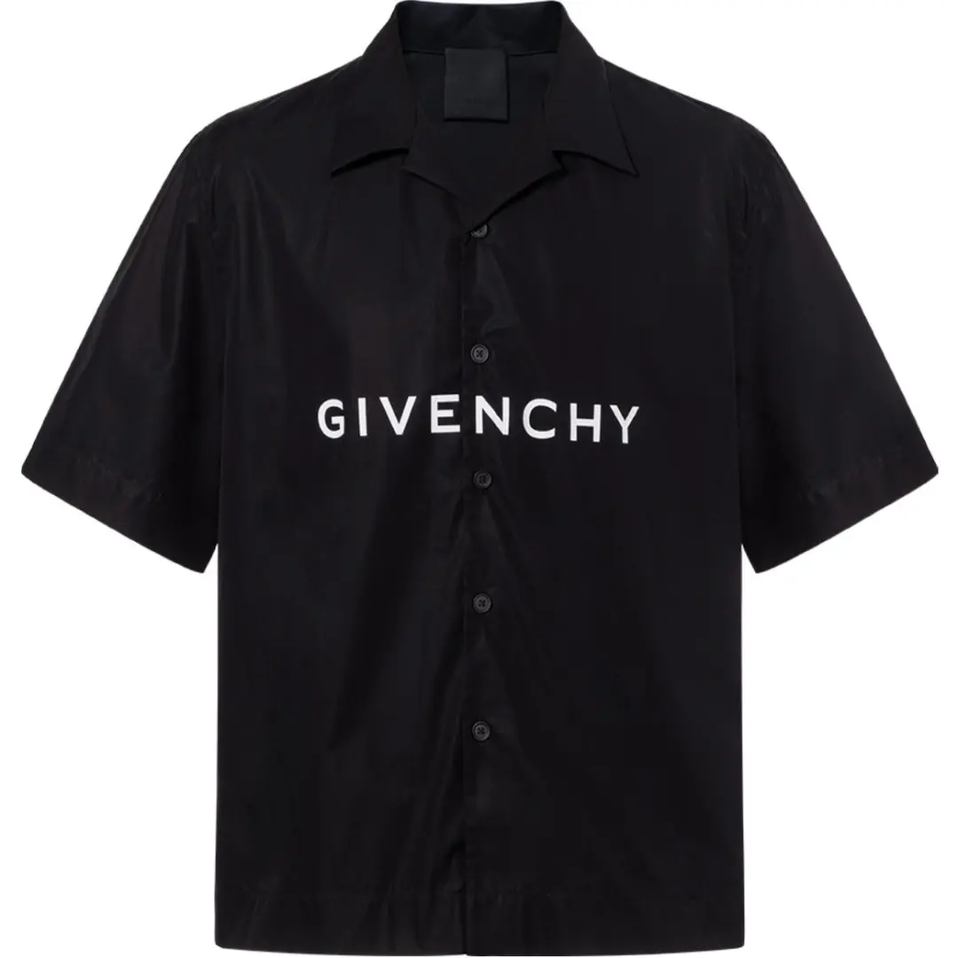 Givenchy Logo Printed Short Sleeved Shirt