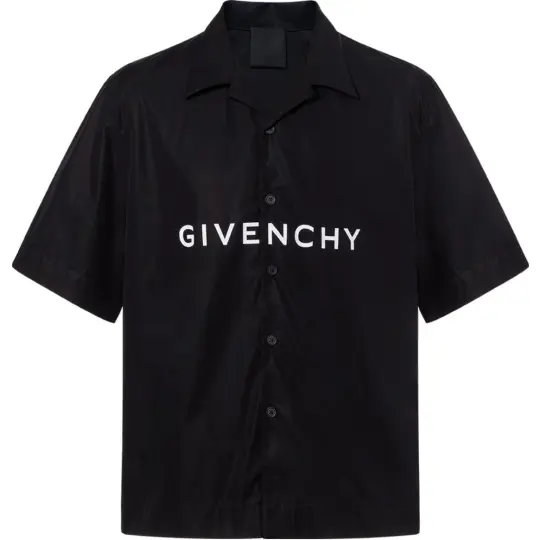 Givenchy Logo Printed Short Sleeved Shirt