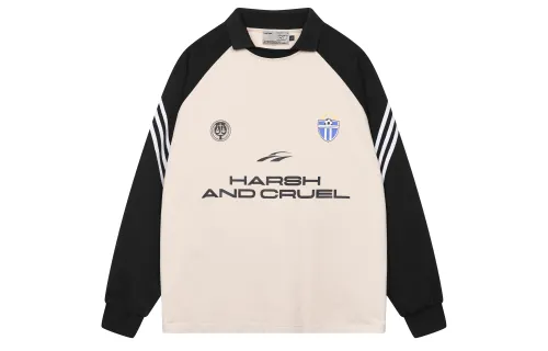 HARSH AND CRUEL Soccer Sports Structure Polo Shirts Unisex Moderate Straight Fit