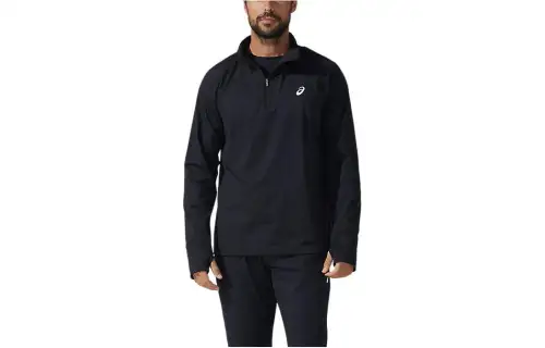 ASICS THERMOPOLIS Sweatshirts Men's Black Stand Collar Moderate Other