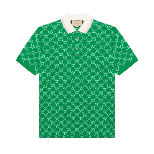 GUCCI FW22 Polo Shirt Men's Green