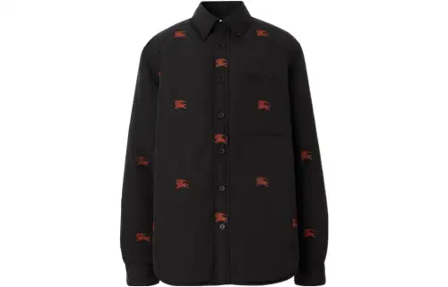 【RunwayPrevious Season】embroidered padded overshirt
