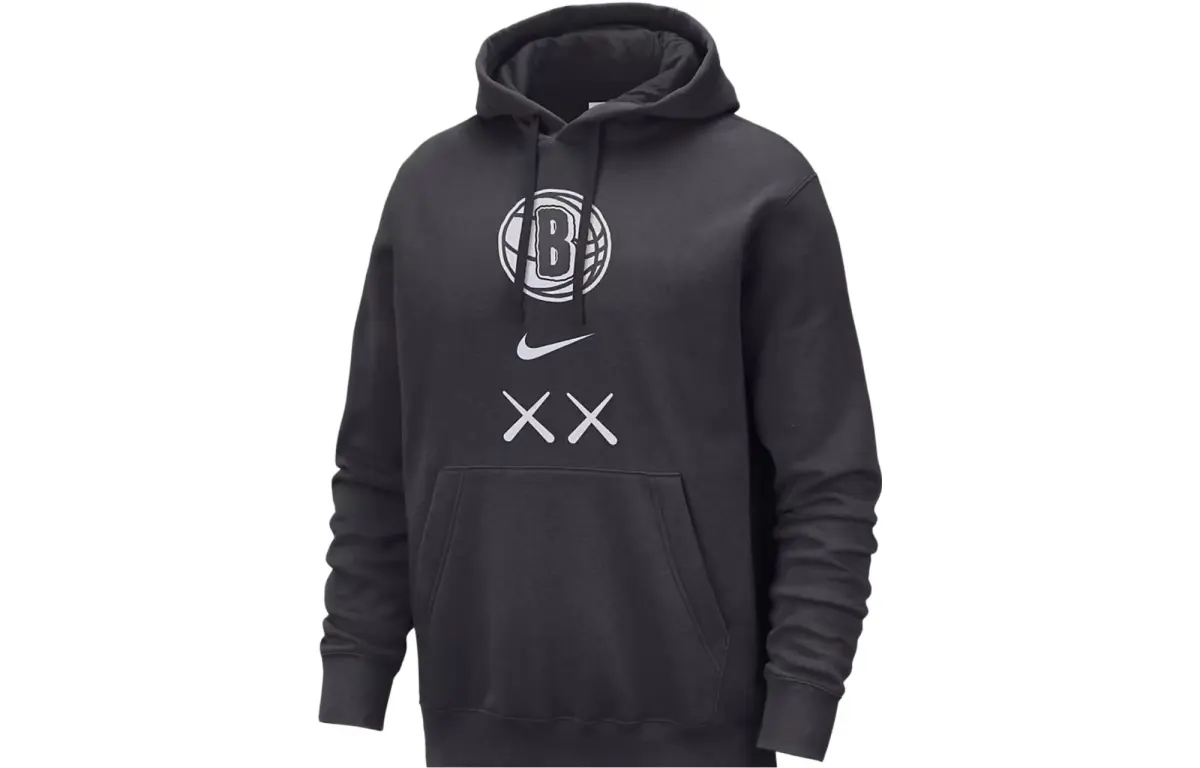 Nike x Nike Kaws Club Fleece City Edition Sweatshirt Unisex Dark Smoke Gray