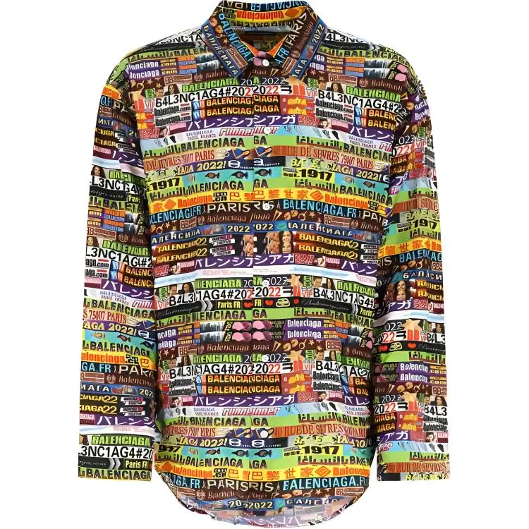 Balenciaga SS22 Shirt Men's Multicolor