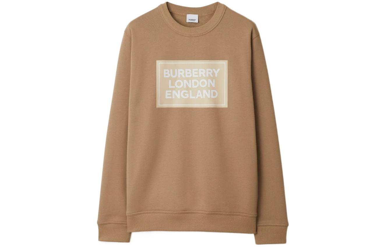 Мужское худи Burberry Burberry SS24 Logo (верблюжий цвет)