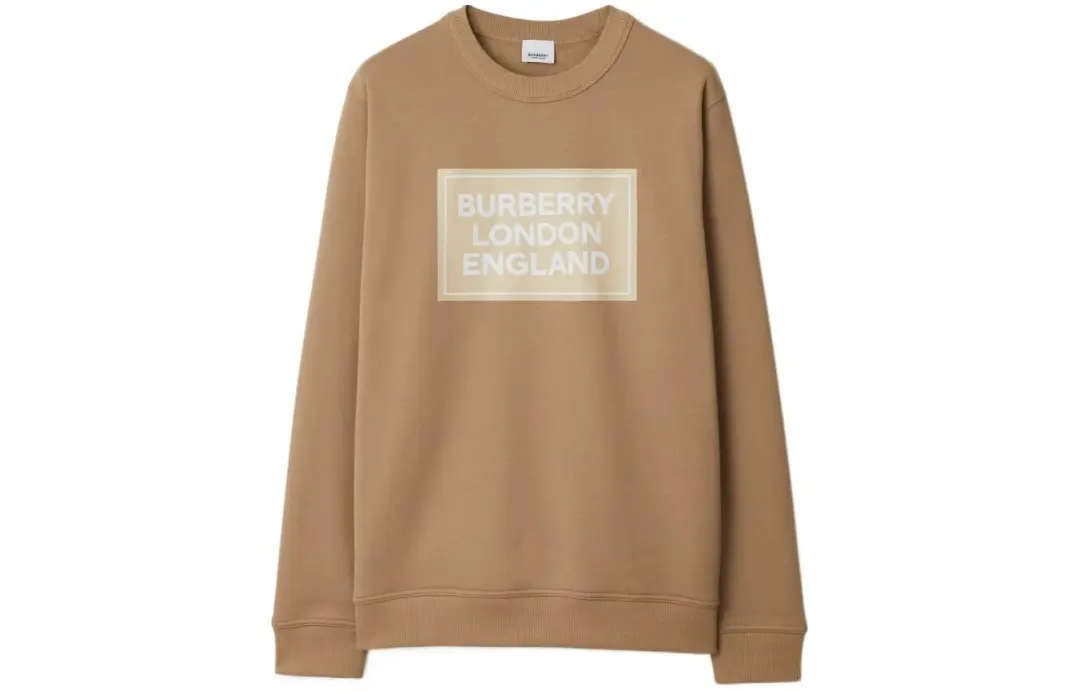Burberry Fawson Logo Print Crew Sweater