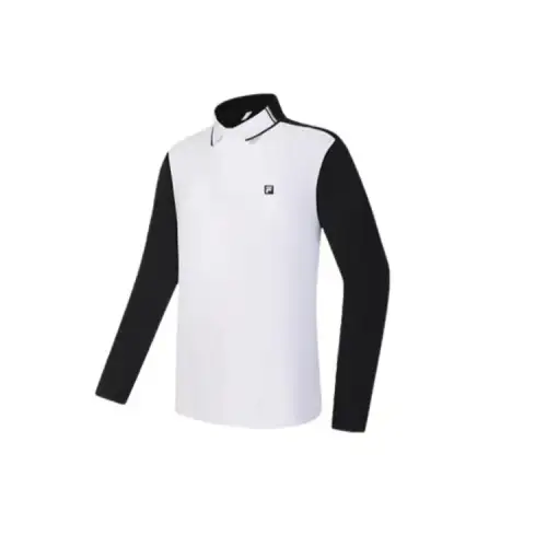 FILA Golf SS25 Polo Shirt Men's Pitch Black
