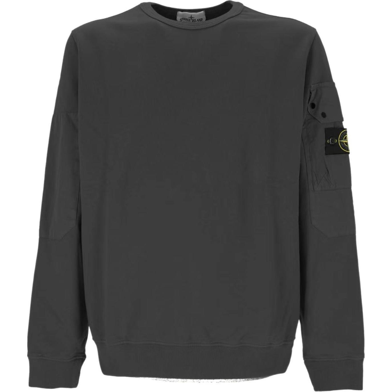 Худи STONE STONE ISLAND FW24 Logo (свинцово-серый)