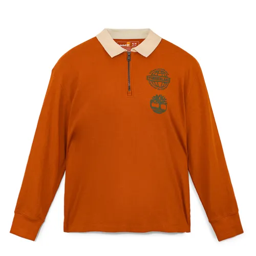 Timberland Polo Shirt Men's Tea Umber
