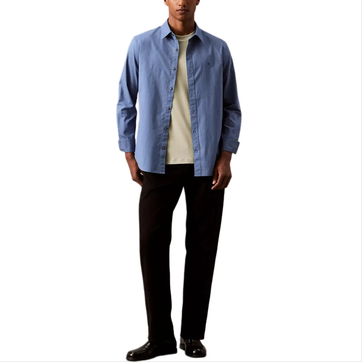Calvin Klein Shirts Men's Blue Moderate