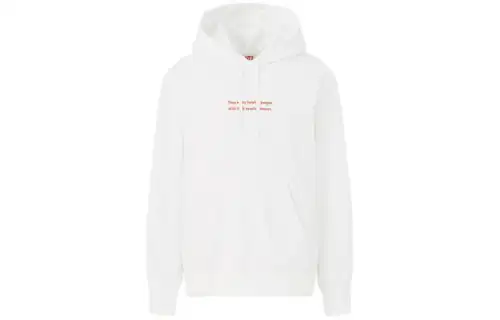 UNIQLO Sweatshirts Unisex White Hooded Non Detachable Moderate Regular