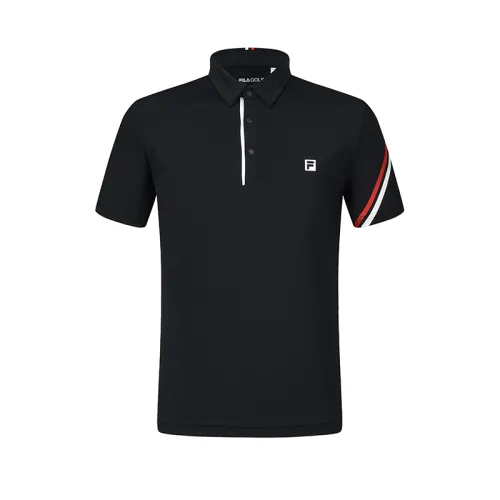 FILA Polo Shirt Men's Pitch Black