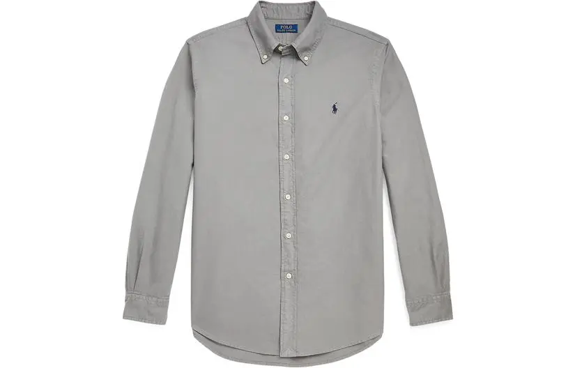Polo Ralph Lauren FW22 Shirt Classic Version Men's Gray