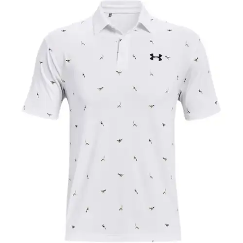 Under Armour Polo Shirts Men's White Moderate Straight Fit