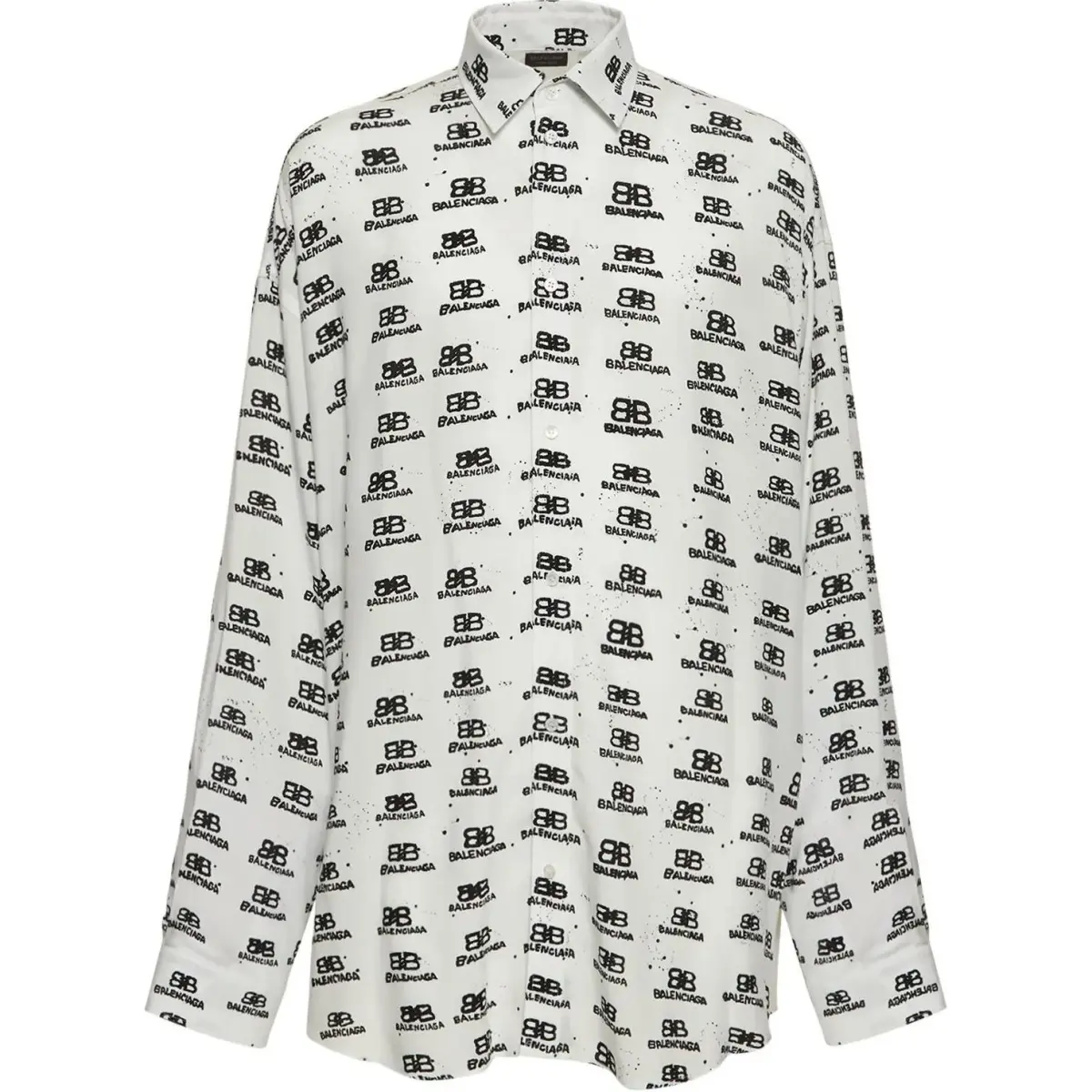 Balenciaga SS23 Shirt Loose Fit Men's White