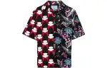 PRADA Shirts Men's Black Cuban Collar Moderate Other