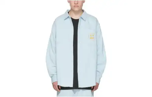 Drew House Smiley Collection Shirt Men's Light Blue