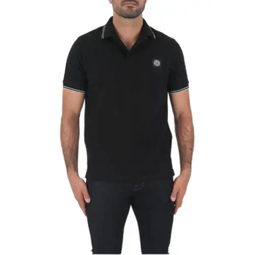 STONE ISLAND Polo Shirt Men's Black