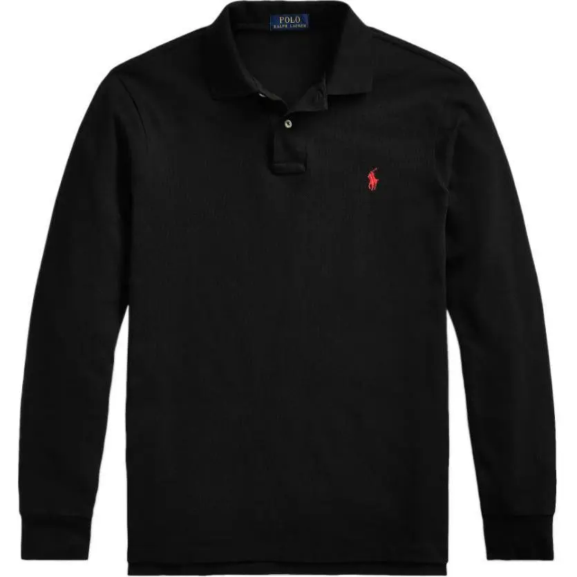 Polo Ralph Lauren FW22 Polo Shirt Custom Slim Fit Men's Black
