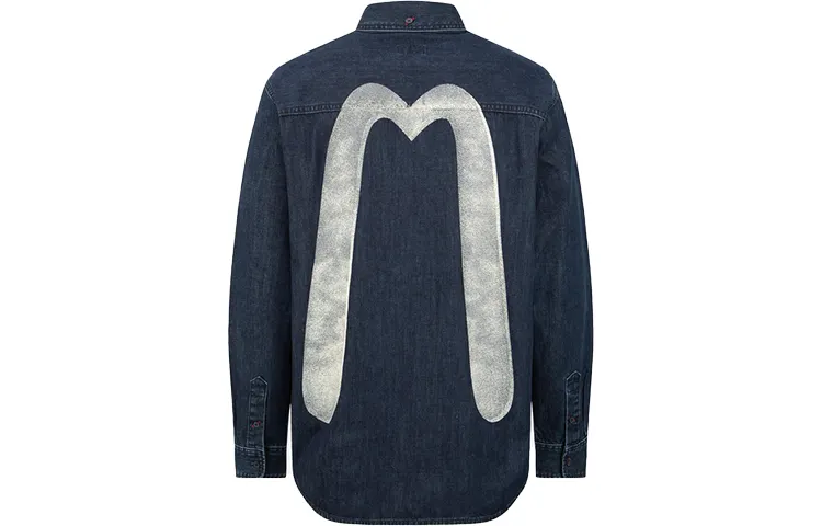 EVISU FW22 Shirt Men's Denim Blue