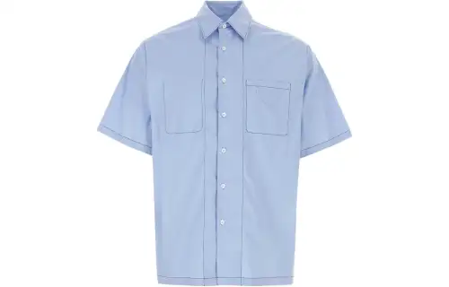 PRADA Triangle logo Cotton Shirt