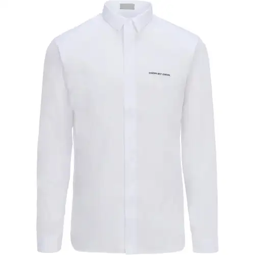 DIOR Shirts Men's White Lapel Moderate Other