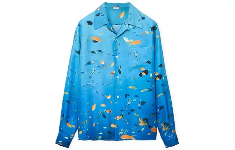 Loewe fish-print shirt
