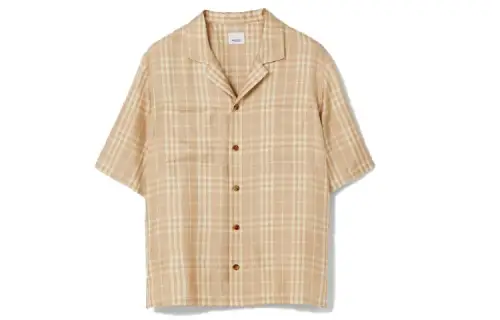 Burberry Shirt Men's Beige Yellow