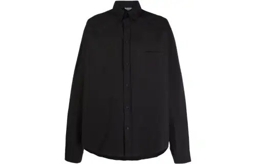 Balenciaga SS22 Shirt Loose Fit Men's Black