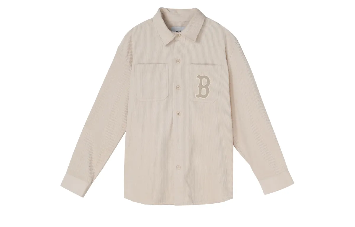 MLB Shirts Unisex Ecru Lapel Moderate