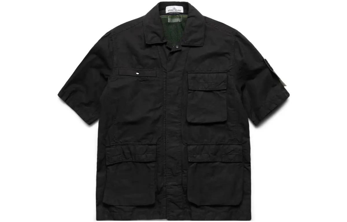 STONE ISLAND SS22 Shirt Men's Black