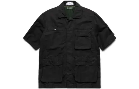 STONE ISLAND SS22 Shirt Men's Black