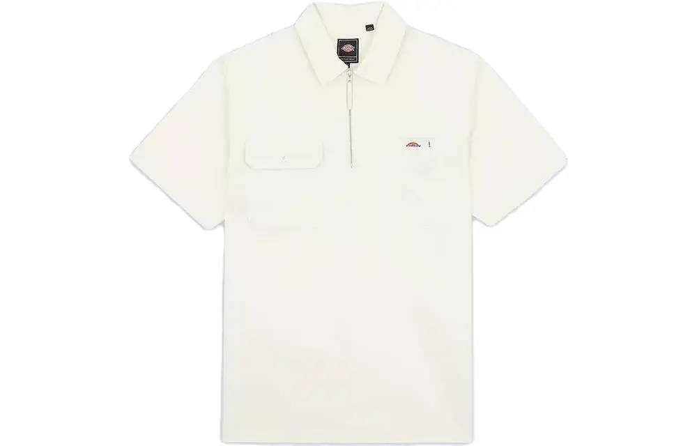 Dickies Shirts Men's White Pointed Collar Moderate Shirt
