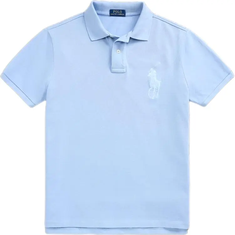 Polo Ralph Lauren Big Pony Polo Shirt Custom Slim Fit Men's Blue