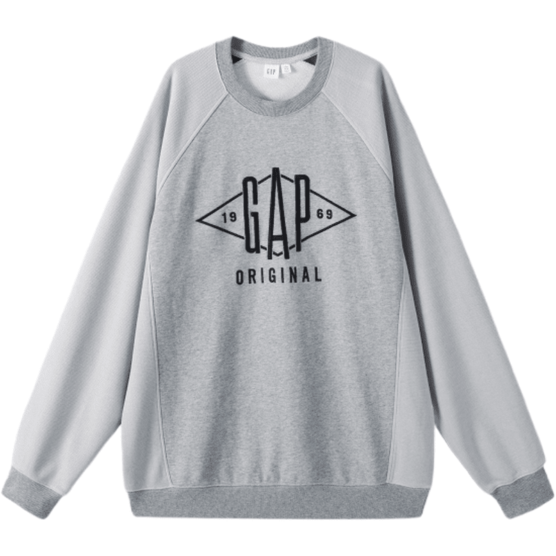 Худи GAP Big Logo (серое)