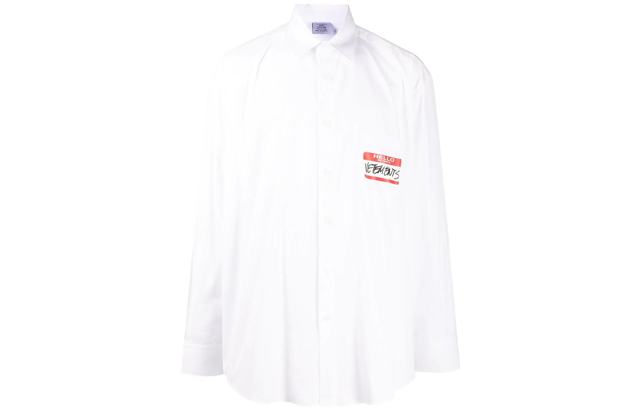 Vetements Shirts Men's White