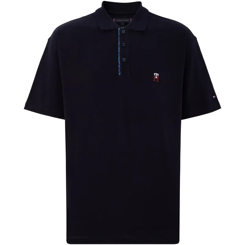 Tommy Hilfiger SS23 Polo Shirt Men's Navy Blue