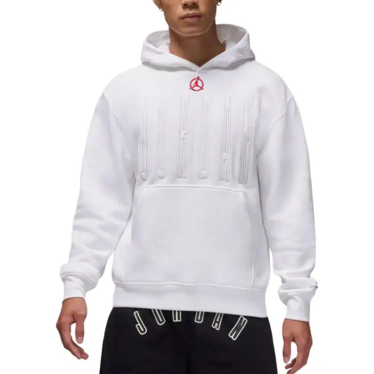Jordan Sweatshirts Men's White Hooded Moderate Other